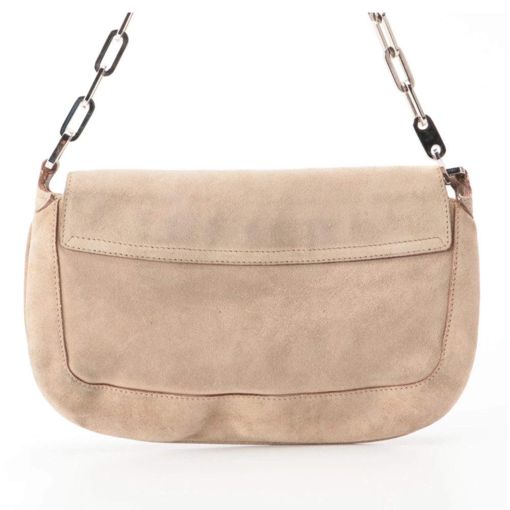 Gucci Suede Flap Front Shoulder Bag with Dustbag! - Picture 4 of 14